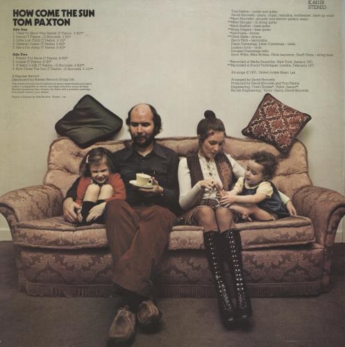 Tom Paxton How Come The Sun vinyl LP album (LP record) UK TPXLPHO797679