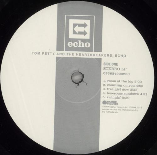 Tom Petty & The Heartbreakers Echo + Etched Side 4 2-LP vinyl record set (Double LP Album) UK PET2LEC881332