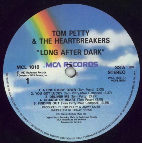 Tom Petty & The Heartbreakers Long After Dark vinyl LP album (LP record) UK PETLPLO277099