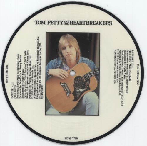 Tom Petty & The Heartbreakers Refugee 7" vinyl picture disc (7 inch picture disc single) UK PET7PRE48173