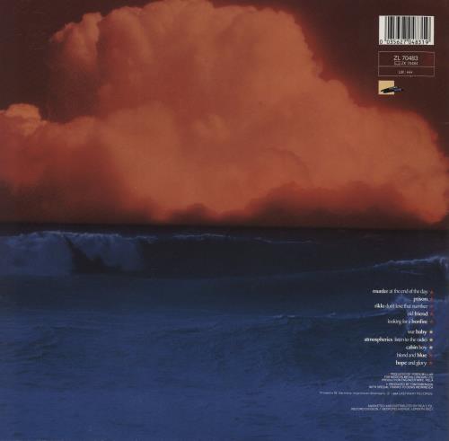 Tom Robinson Hope And Glory - Promo vinyl LP album (LP record) German TMRLPHO863555