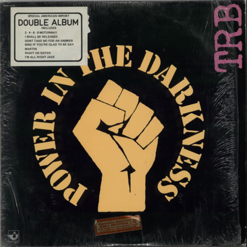Tom Robinson Power In The Darkness - stickered shrink 2-LP vinyl record set (Double LP Album) US TMR2LPO290118
