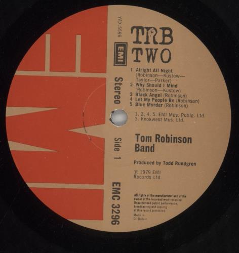 Tom Robinson TRB Two vinyl LP album (LP record) UK TMRLPTR264296