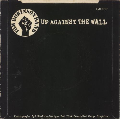 Tom Robinson Up Against The Wall 7" vinyl single (7 inch record / 45) UK TMR07UP574587