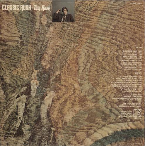 Tom Rush Classic Rush vinyl LP album (LP record) UK T-RLPCL504025