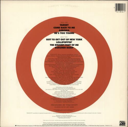 Tom Scott Target vinyl LP album (LP record) US S6TLPTA723539