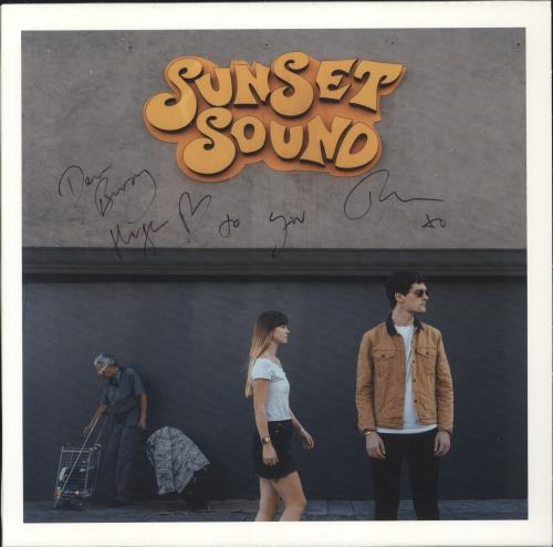 Tom Speight Sunset Sound + Autographed 10" vinyl single (10 inch record) UK 66010SU887852