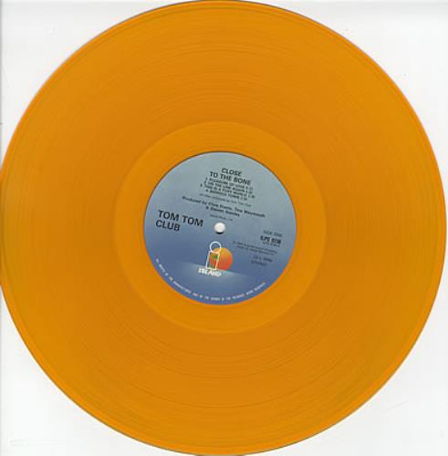 Tom Tom Club Close To The Bone - Orange vinyl vinyl LP album (LP record) UK TTCLPCL375770