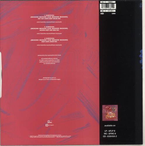 Tom Tom Club Suboceana [Boom Boom Chi Boom Boom] 12" vinyl single (12 inch record / Maxi-single) UK TTC12SU726040