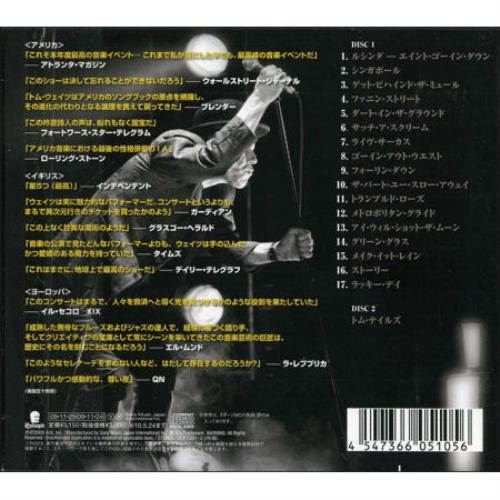 Tom Waits Glitter And Doom Live 2 CD album set (Double CD) Japanese TMW2CGL486885