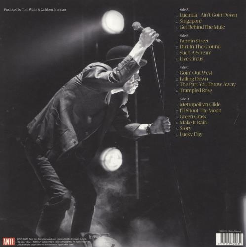 Tom Waits Glitter And Doom Live 2-LP vinyl record set (Double LP Album) UK TMW2LGL838981