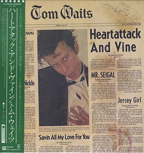 Tom Waits Heartattack And Vine vinyl LP album (LP record) Japanese TMWLPHE404284