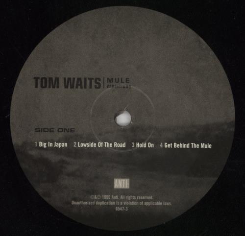 Tom Waits Mule Variations - 180gm 2-LP vinyl record set (Double LP Album) UK TMW2LMU756276