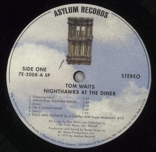 Tom Waits Nighthawks At The Diner 2-LP vinyl record set (Double LP Album) US TMW2LNI866796