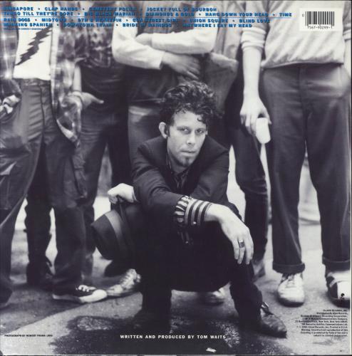 Tom Waits Rain Dogs vinyl LP album (LP record) US TMWLPRA836508