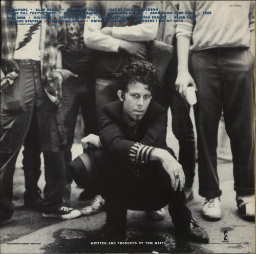 Tom Waits Rain Dogs vinyl LP album (LP record) UK TMWLPRA98487