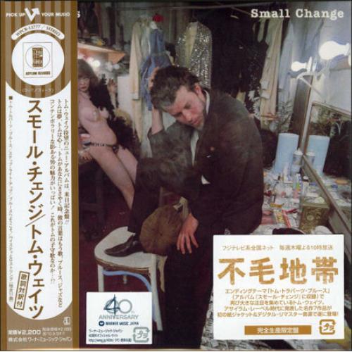 Tom Waits Small Change CD album (CDLP) Japanese TMWCDSM496375