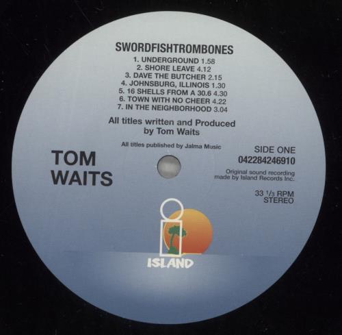 Tom Waits Swordfishtrombones - 180gm vinyl LP album (LP record) UK TMWLPSW888052