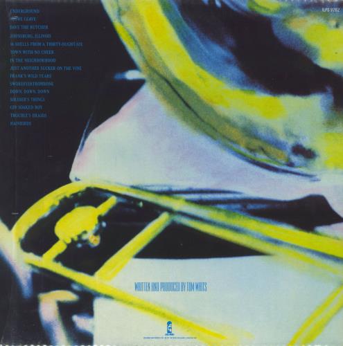 Tom Waits Swordfishtrombones - 1st- stickered shrink vinyl LP album (LP record) UK TMWLPSW827800