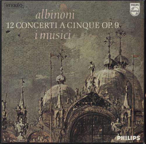 Tomaso Albinoni Albinoni: 12 Concerti A Cinque Op. 9 Vinyl Box Set UK U2ZVXAL860528