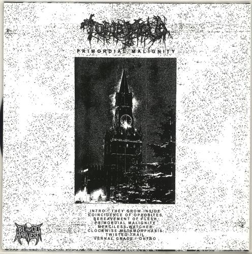 Tomb Mold Primordial Malignity vinyl LP album (LP record) Swedish Y0MLPPR702387