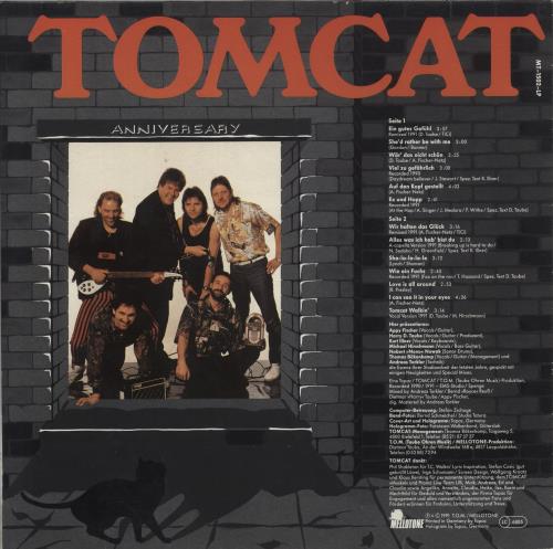 Tomcat (German) Anniversary vinyl LP album (LP record) German -R4LPAN882727