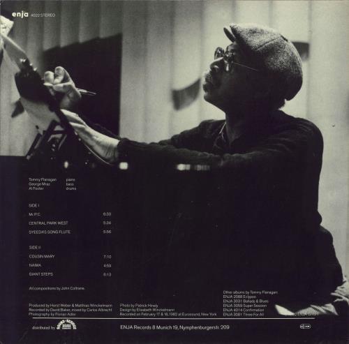 Tommy Flanagan Giant Steps vinyl LP album (LP record) German TFLLPGI795631
