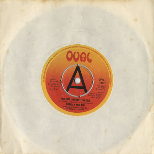 Tommy McLain Before I Grow Too Old 7" vinyl single (7 inch record / 45) UK 4TM07BE451286
