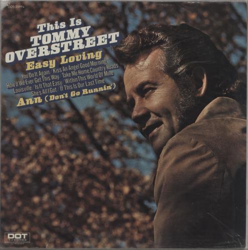 Tommy Overstreet This Is Tommy Overstreet vinyl LP album (LP record) US TO5LPTH761906