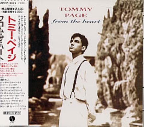 Tommy Page From The Heart CD album (CDLP) Japanese PGECDFR235830
