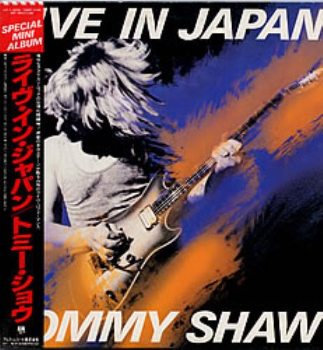 Tommy Shaw Live In Japan vinyl LP album (LP record) Japanese WYTLPLI197955