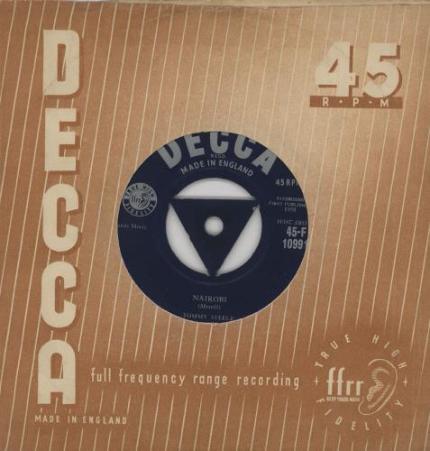 Tommy Steele Nairobi 7" vinyl single (7 inch record / 45) UK YTS07NA555854