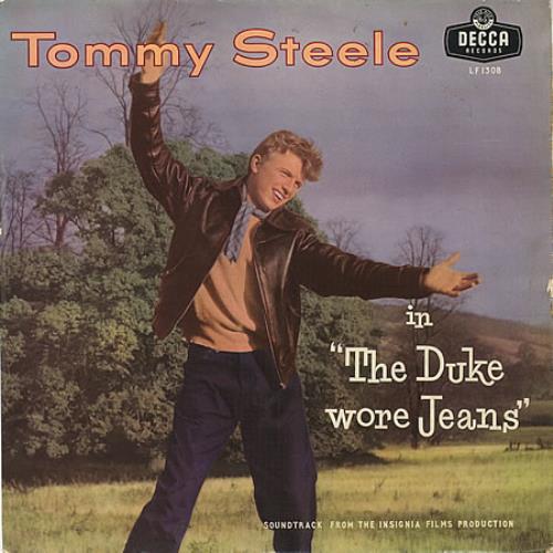 Tommy Steele The Duke Wore Jeans 10" vinyl single (10 inch record) UK YTS10TH394791