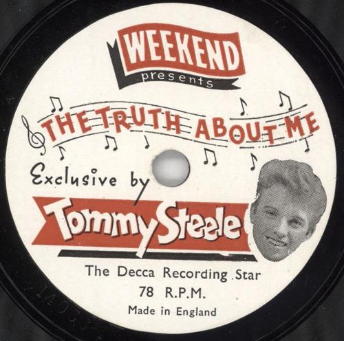 Tommy Steele The Truth About Me 78rpm shellac record UK YTS78TH577509