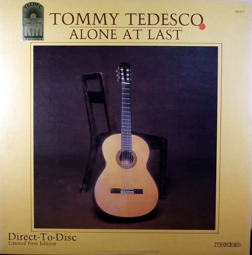 Tommy Tedesco Alone At Last vinyl LP album (LP record) US U9MLPAL552042
