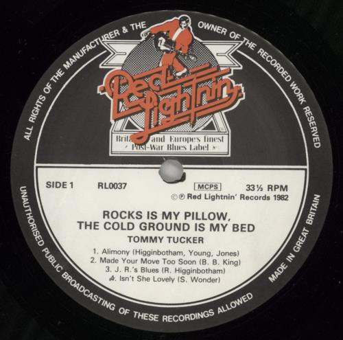 Tommy Tucker The Rocks Is My Pillow - The Cold Ground Is My Bed vinyl LP album (LP record) UK T9TLPTH548645