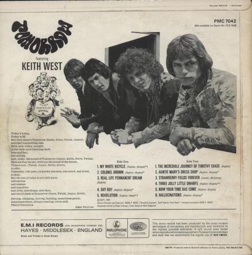 Tomorrow Tomorrow - 1st - EX vinyl LP album (LP record) UK RRWLPTO874460