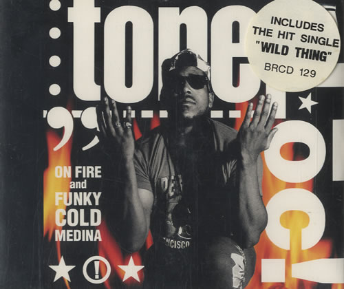 Tone Loc On Fire/Funky Cold Medina CD single (CD5 / 5") UK T.LC5ON506225