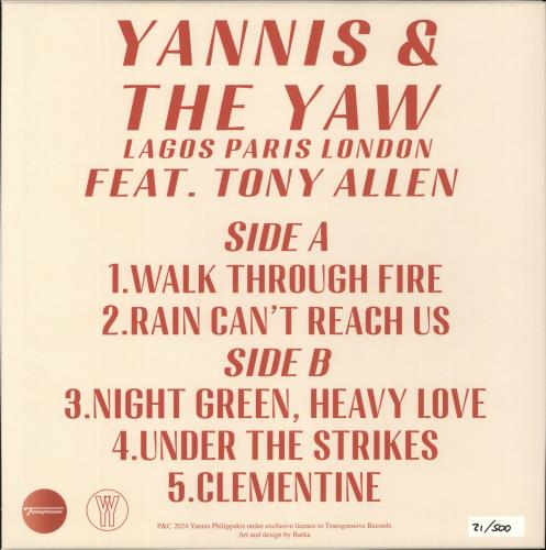 Tony Allen Lagos Paris London 12" vinyl single (12 inch record / Maxi-single) UK 5O212LA872429