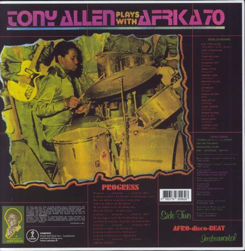 Tony Allen Progress vinyl LP album (LP record) UK 5O2LPPR844126