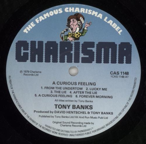 Tony Banks A Curious Feeling vinyl LP album (LP record) UK BNKLPAC186441