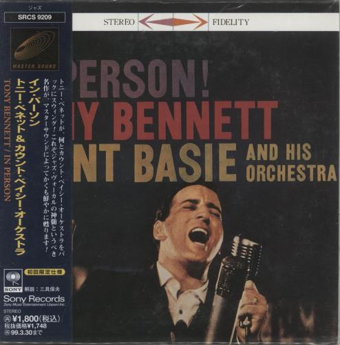 Tony Bennett & Count Basie In Person! CD album (CDLP) Japanese WXNCDIN884448