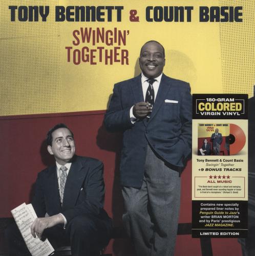 Tony Bennett & Count Basie Swingin' Together - 180gm Red Vinyl - Sealed vinyl LP album (LP record) UK WXNLPSW817629