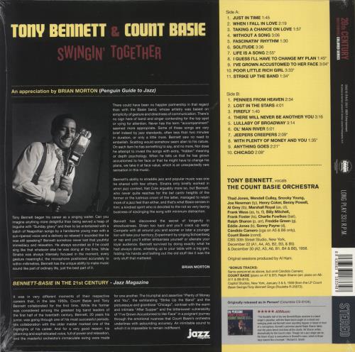 Tony Bennett & Count Basie Swingin' Together - 180gm Red Vinyl - Sealed vinyl LP album (LP record) UK WXNLPSW817629