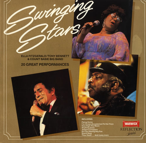 Tony Bennett & Count Basie Swinging Stars vinyl LP album (LP record) UK WXNLPSW562257