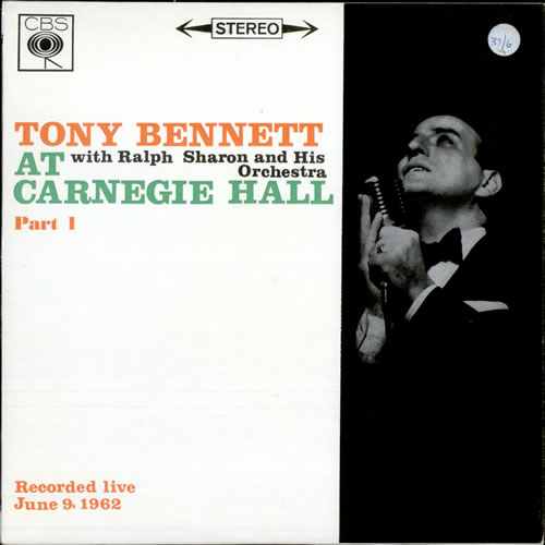 Tony Bennett At Carnegie Hall Part 1 vinyl LP album (LP record) UK ONYLPAT504472