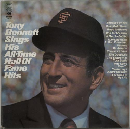 Tony Bennett Hall Of Fame Hits vinyl LP album (LP record) UK ONYLPHA648945