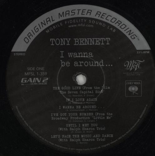 Tony Bennett I Wanna Be Around - 180gm Vinyl vinyl LP album (LP record) US ONYLPIW804345