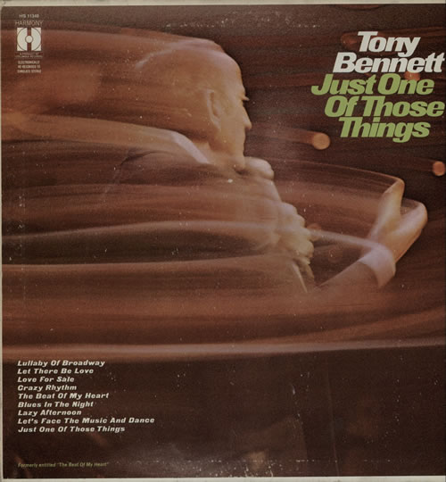 Tony Bennett Just One Of Those Things vinyl LP album (LP record) US ONYLPJU579216