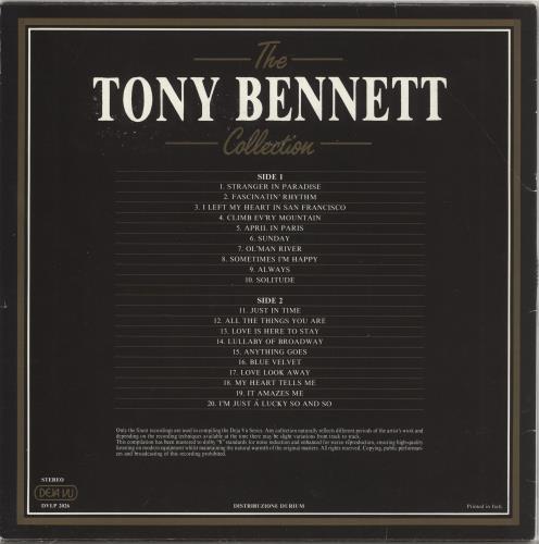 Tony Bennett The Tony Bennett Collection - 20 Golden Greats vinyl LP album (LP record) Italian ONYLPTH732945